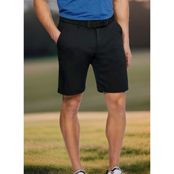Under Armour Shorts Black HeatGear PGA Golf Tour Mens 34 New Fast Ship - Picture 1 of 10